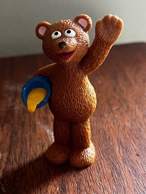 1990s Baby Bear Sesame Street Figure TYCO Preschool Toy Jim Henson 2.5" Topper